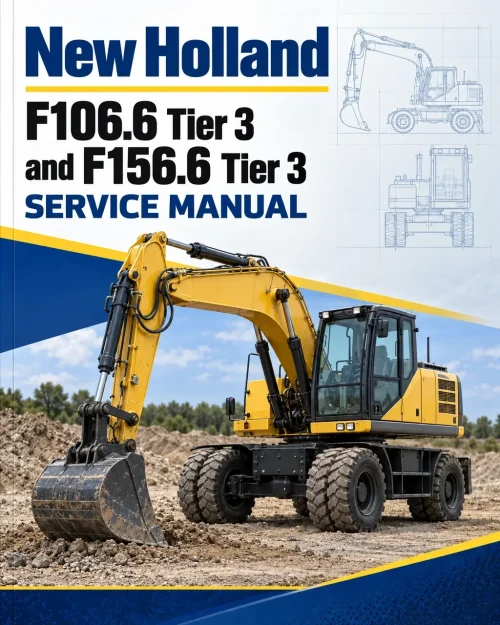 New Holland F106.6 Tier 3 and F156.6 Tier 3 Service Manual