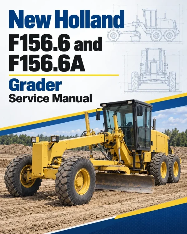 New Holland F156.6 and F156.6A Grader Service Manual
