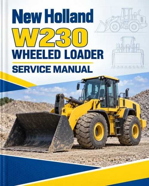 New Holland W230 Wheeled Loader Service Manual New Holland W230 Wheeled Loader Service Manual