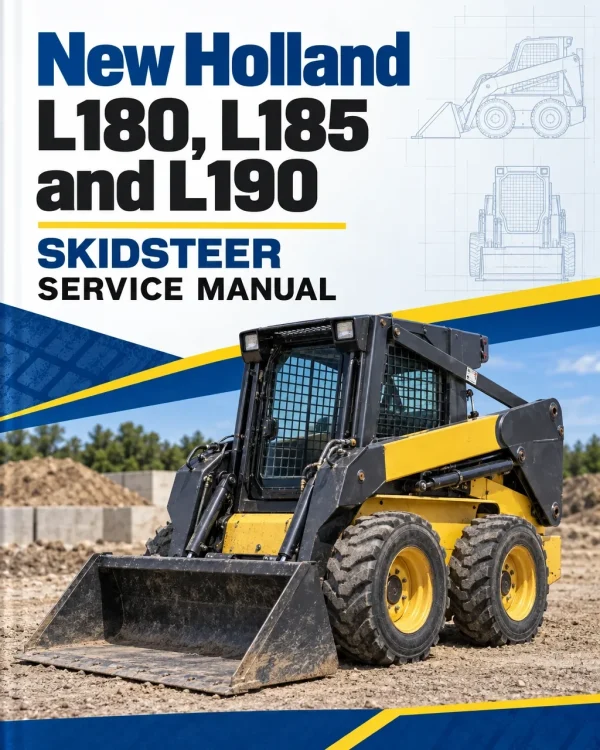 New Holland L180, L185 and L190 SkidSteer Service Manual
