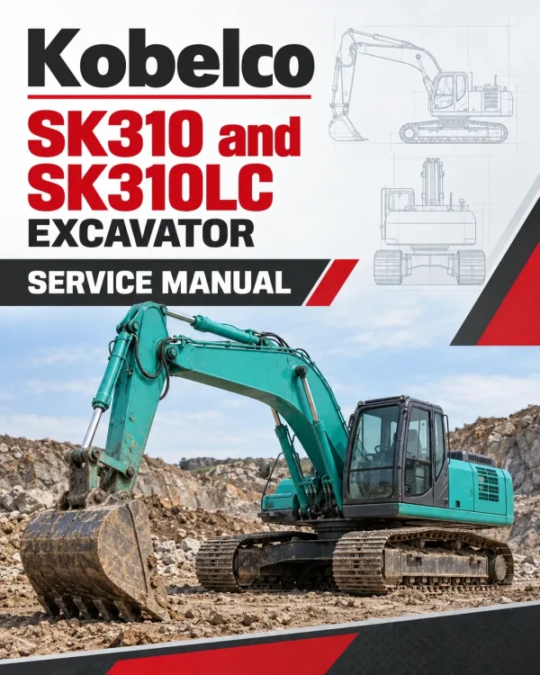 Kobelco SK310 and SK310LC Excavator Service Manual