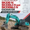 Kobelco SK330 IV, SK330LC IV and SK330NLC IV Excavator Manual