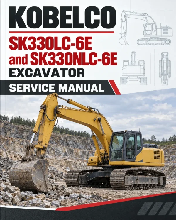 Kobelco SK330LC-6E and SK330NLC-6E Excavator Service Manual Kobelco SK330LC-6E and SK330NLC-6E Excavator Service Manual