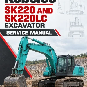 Kobelco SK220 and SK220LC Excavator Service Manual Kobelco SK220 and SK220LC Excavator Service Manual