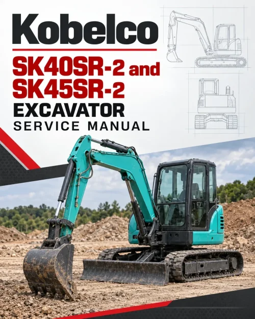Kobelco SK40SR-2 and SK45SR-2 Excavator Service Manual