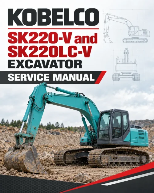Kobelco SK220-V and SK220LC-V Excavator Service Manual
