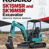Kobelco SK15MSR and SK16MSR Excavator Service Manual