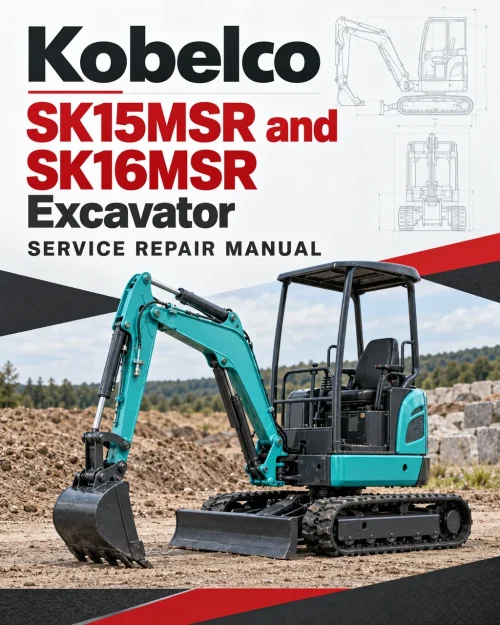 Kobelco SK15MSR and SK16MSR Excavator Service Manual Kobelco SK15MSR and SK16MSR Excavator Service Manual