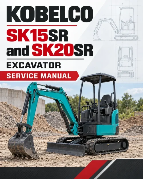 Kobelco SK15SR and SK20SR Excavator Service Manual Kobelco SK15SR and SK20SR Excavator Service Manual