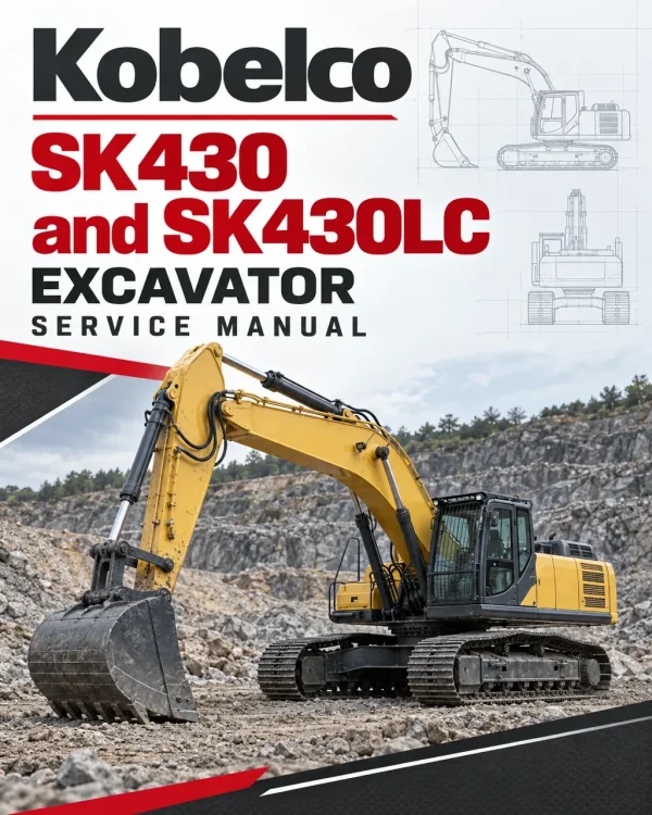 Kobelco SK430 and SK430LC Excavator Service Manual Kobelco SK430 and SK430LC Excavator Service Manual