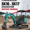 Kobelco SK16 and SK17 Excavator Service Manual Kobelco SK16 and SK17 Excavator Service Manual