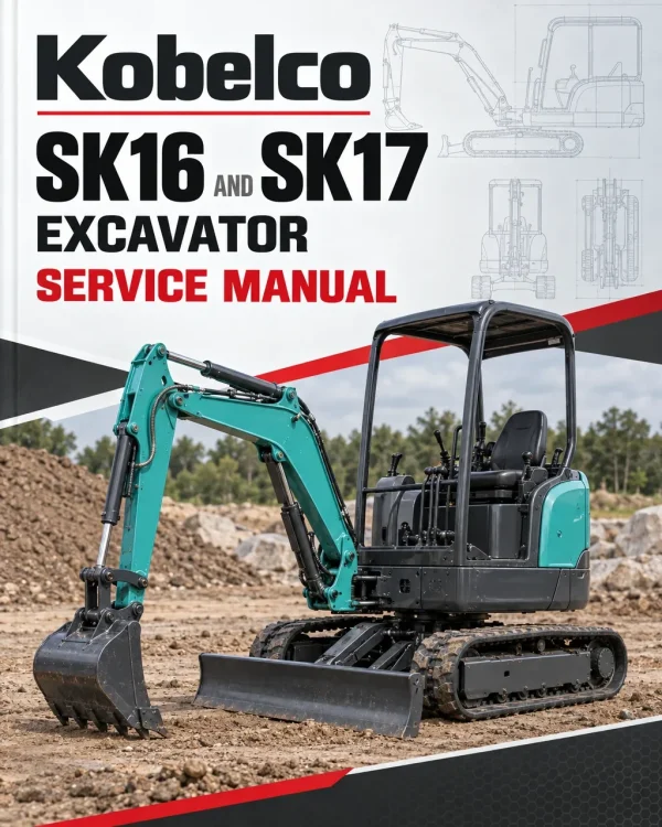 Kobelco SK16 and SK17 Excavator Service Manual Kobelco SK16 and SK17 Excavator Service Manual