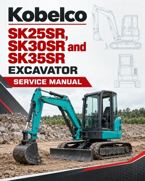 Kobelco SK25SR, SK30SR and SK35SR Excavator Service Manual