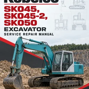 Kobelco SK045, SK045-2, SK050 Excavator Repair Service Manual