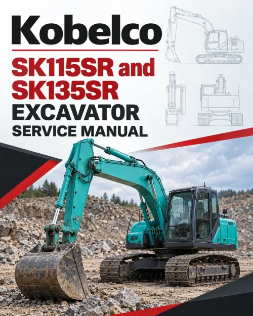Kobelco SK115SR and SK135SR Excavator Service Manual Kobelco SK115SR and SK135SR Excavator Service Manual
