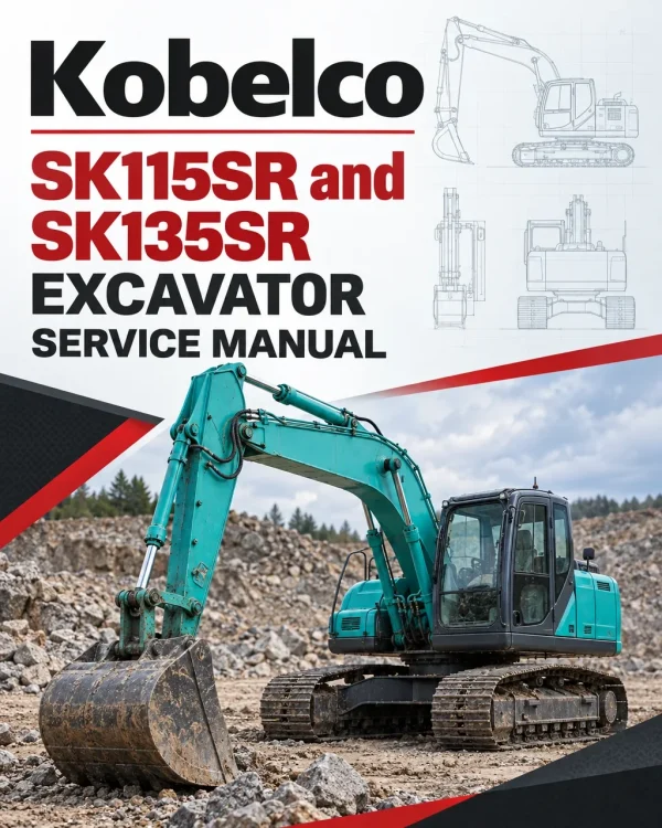 Kobelco SK115SR and SK135SR Excavator Service Manual Kobelco SK115SR and SK135SR Excavator Service Manual