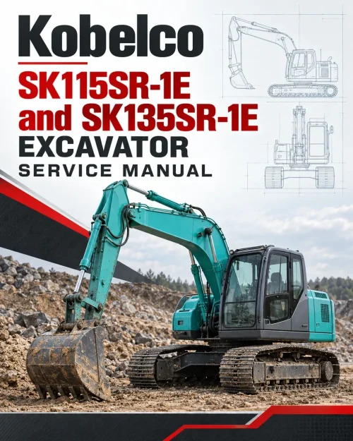 Kobelco SK115SR-1E and SK135SR-1E Excavator Service Manual