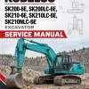 Kobelco SK200-6E, SK200LC-6E, SK210-6E, SK210LC-6E, SK210NLC-6E Excavator Service Manual Kobelco SK200-6E, SK200LC-6E, SK210-6E, SK210LC-6E, SK210NLC-6E Excavator Service Manual