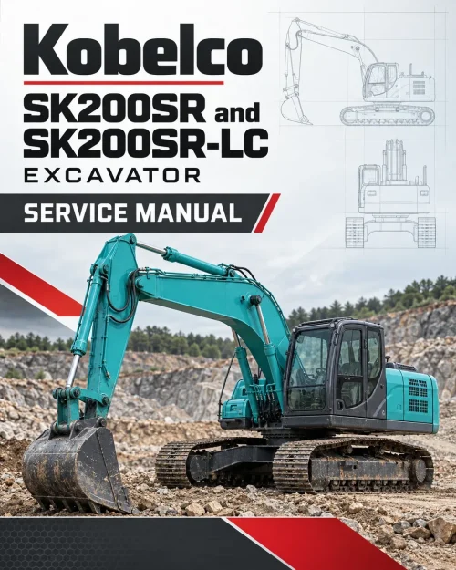 Kobelco SK200SR and SK200SR-LC Excavator Service Manual Kobelco SK200SR and SK200SR-LC Excavator Service Manual