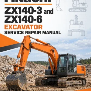 Hitachi ZX140-3 and ZX140-6 Excavator Service Repair Manual