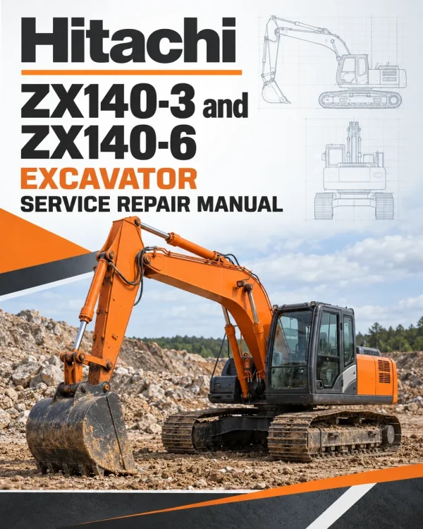 Hitachi ZX140-3 and ZX140-6 Excavator Service Repair Manual Hitachi ZX140-3 and ZX140-6 Excavator Service Repair Manual