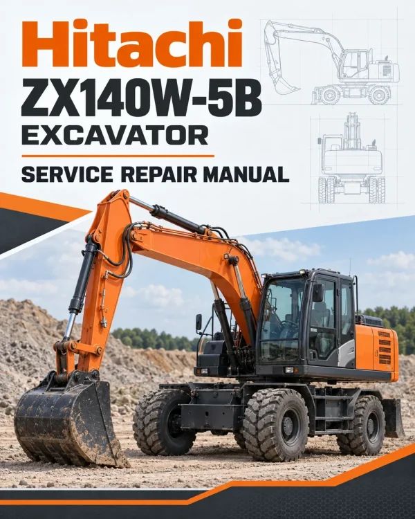 Hitachi ZX140W-5B Excavator Service Repair Manual
