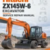 Hitachi ZX145W-6 Excavator Service Repair Manual Hitachi ZX145W-6 Excavator Service Repair Manual