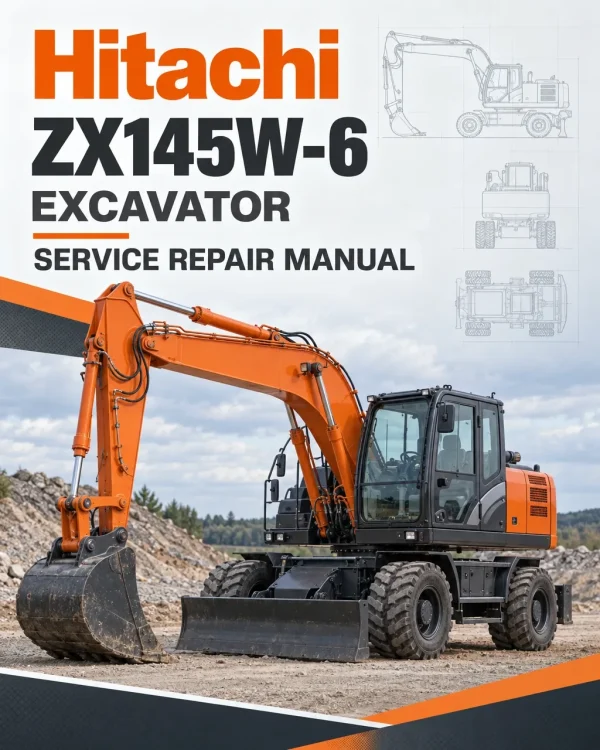 Hitachi ZX145W-6 Excavator Service Repair Manual Hitachi ZX145W-6 Excavator Service Repair Manual