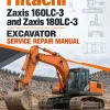 Hitachi Zaxis 160LC-3 and Zaxis 180LC-3 Excavator Service Repair Manual