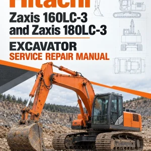Hitachi Zaxis 160LC-3 and Zaxis 180LC-3 Excavator Service Repair Manual