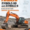 Hitachi ZX160LC-5G and ZX160LC-6 Excavator Service Repair Manual
