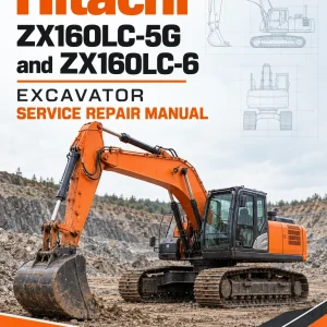 Hitachi ZX160LC-5G and ZX160LC-6 Excavator Service Repair Manual Hitachi ZX160LC-5G and ZX160LC-6 Excavator Service Repair Manual