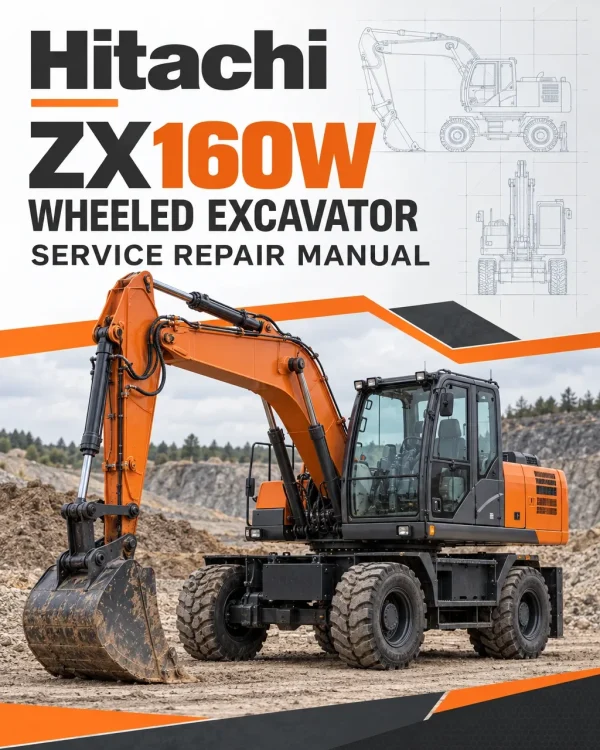 Hitachi ZX160W Wheeled Excavator Service Repair Manual Hitachi ZX160W Wheeled Excavator Service Repair Manual