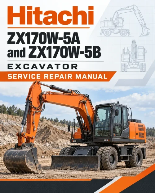 Hitachi ZX170W-5A and ZX170W-5B Excavator Service Repair Manual Hitachi ZX170W-5A and ZX170W-5B Excavator Service Repair Manual