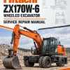 Hitachi ZX170W-6 Wheeled Excavator Service Repair Manual Hitachi ZX170W-6 Wheeled Excavator Service Repair Manual