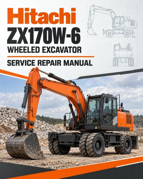 Hitachi ZX170W-6 Wheeled Excavator Service Repair Manual Hitachi ZX170W-6 Wheeled Excavator Service Repair Manual