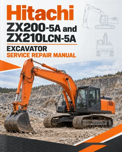 Hitachi ZX200-5A and ZX210LCN-5A Excavator Service Repair Manual Hitachi ZX200-5A and ZX210LCN-5A Excavator Service Repair Manual