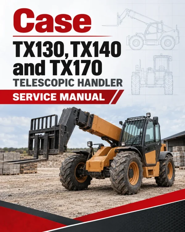 Case TX130, TX140 and TX170 Telescopic Handler Service Manual Case TX130, TX140 and TX170 Telescopic Handler Service Manual