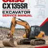Case CX135SR Excavator Service Manual
