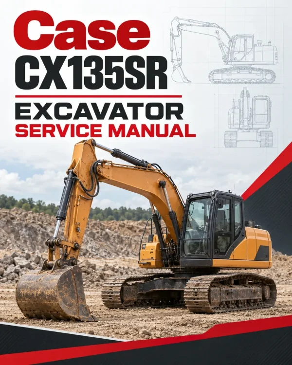 Case CX135SR Excavator Service Manual