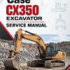 Case CX350 Excavator Service Manual