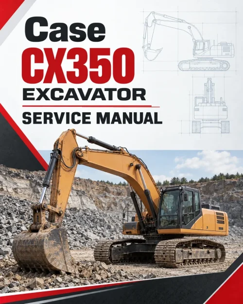 Case CX350 Excavator Service Manual