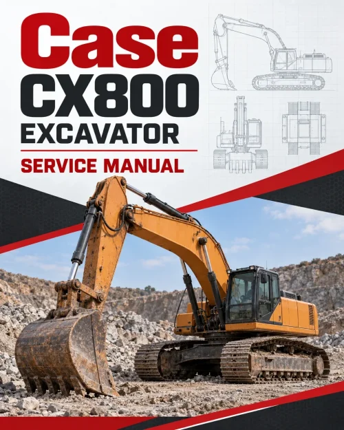 Case CX800 Excavator Service Manual