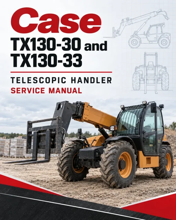 Case TX130-30 and TX130-33 Telescopic Handler Service Manual Case TX130-30 and TX130-33 Telescopic Handler Service Manual