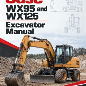 Case WX95 and WX125 Excavator Manual
