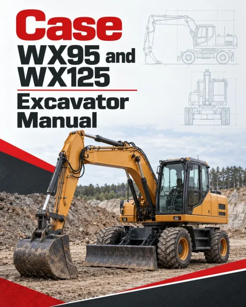 Case WX95 and WX125 Excavator Manual