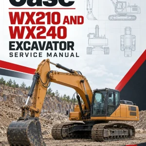 Case WX210 and WX240 Excavator Service Manual