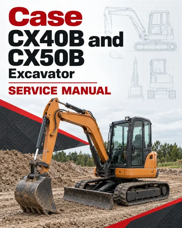 Case CX40B and CX50B Excavator Service Manual Case CX40B and CX50B Excavator Service Manual