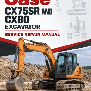 Case CX75SR and CX80 Excavator Service Manual