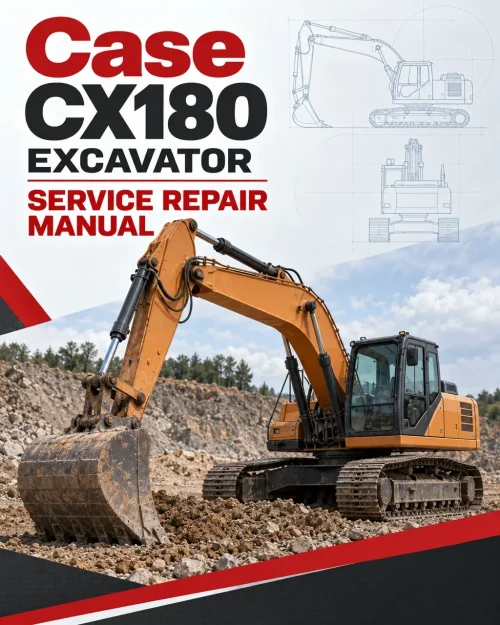 Case CX180 Excavator Service Manual